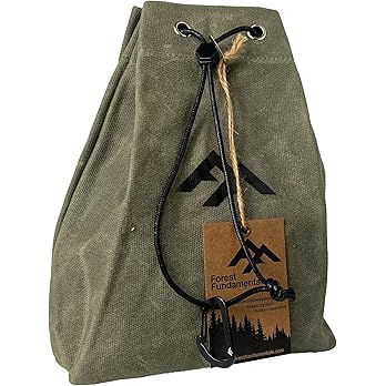 Handgjord Vaxad Bomullspåse för Bushcraft & Förvaring - Bild 2